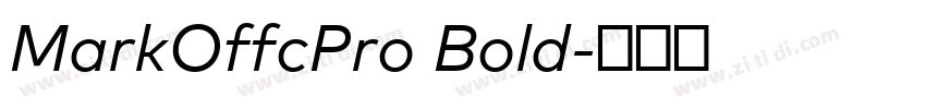 MarkOffcPro Bold字体转换